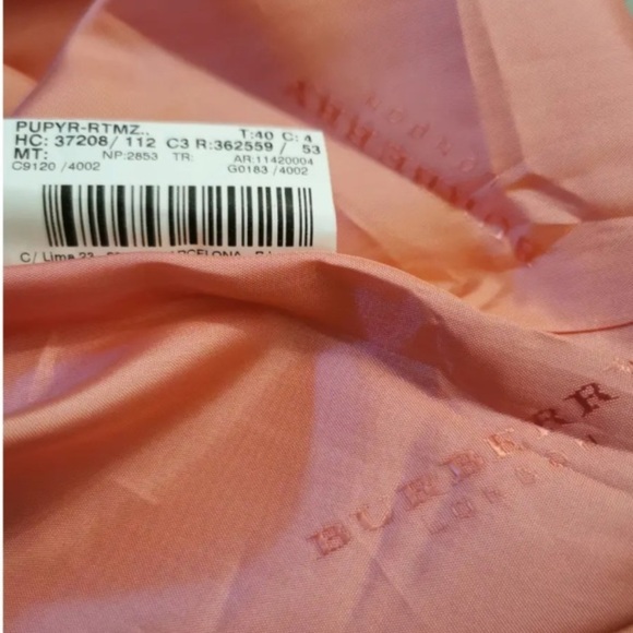 Burberry London Wool, Linen, & Silk Blend Pink Midi Pencil Skirt High Waisted 4 - Picture 11 of 12